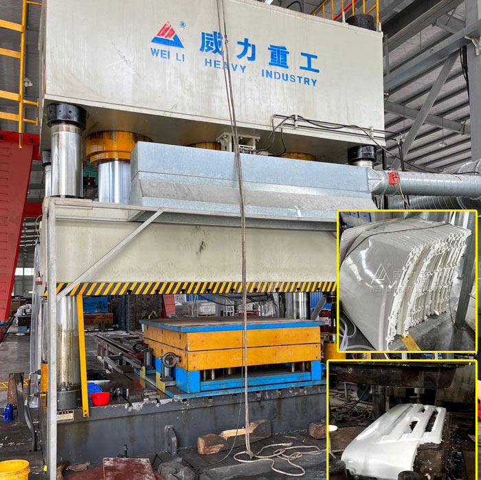 1600噸四柱液壓機(模壓玻璃